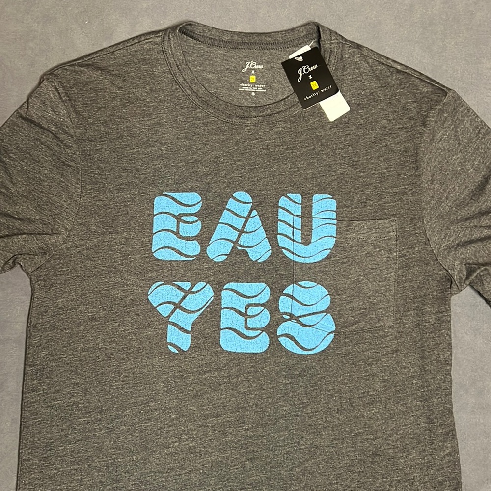 NWT J.Crew x Charity Water T-Shirt size small